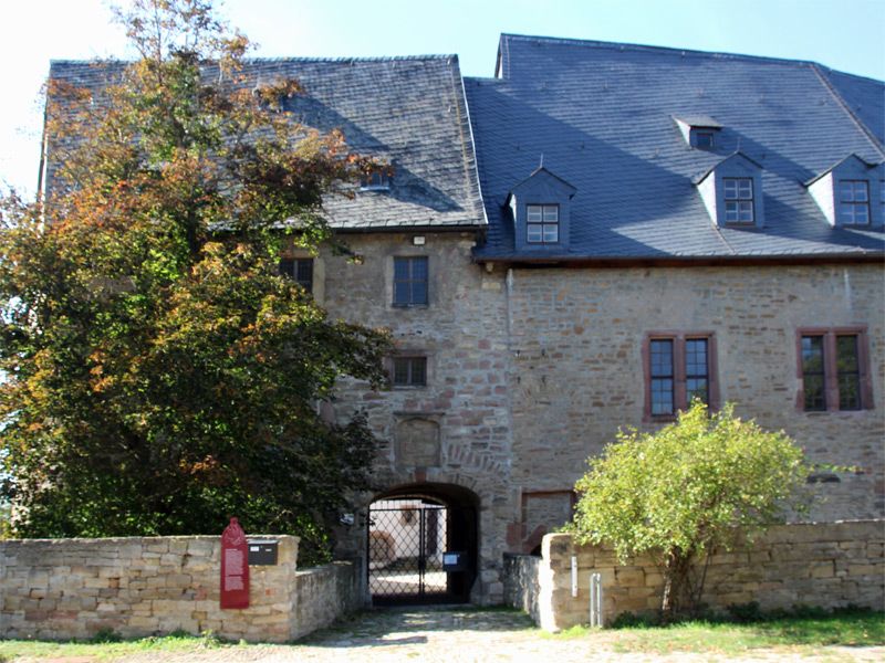 Allstedter Burg in Halle-Saale-Unstrut-Region / Sachsen-Anhalt