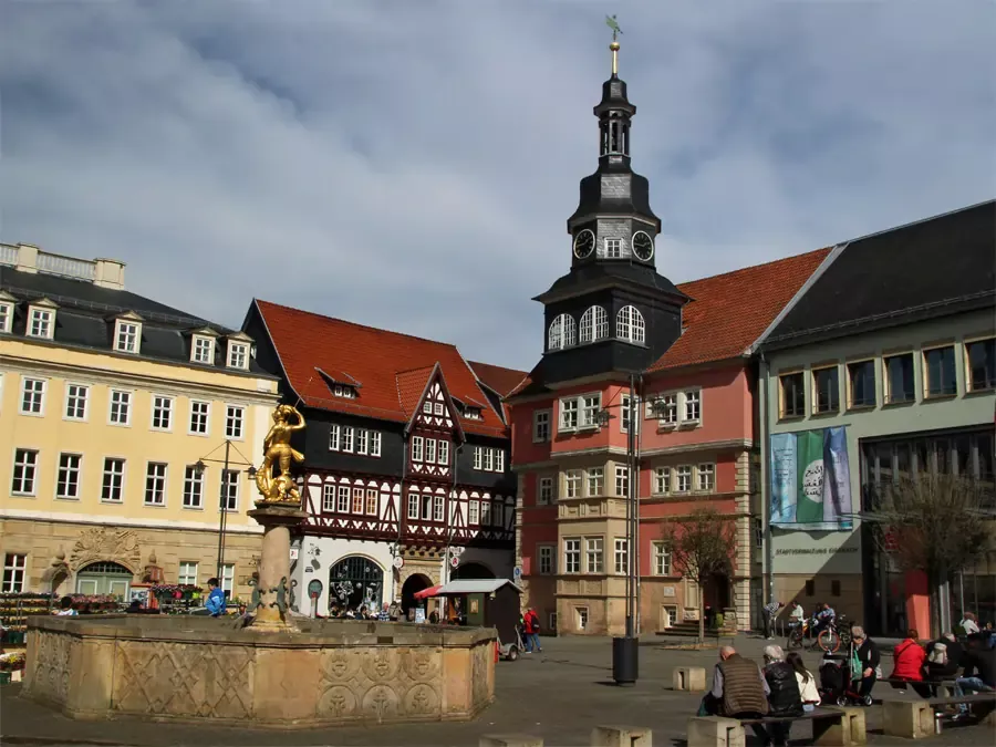 spätgotische Eisenacher Rathaus von 1508