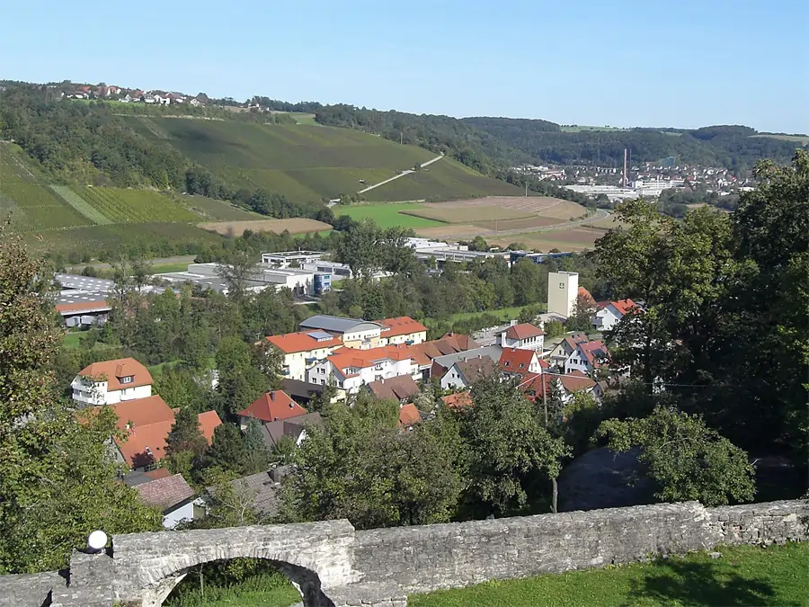 Region Niederhall in Hohenlohe in Baden-Württemberg