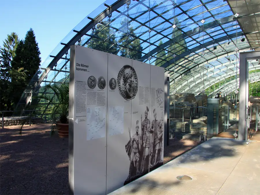 Römischen Badruine in Badenweiler