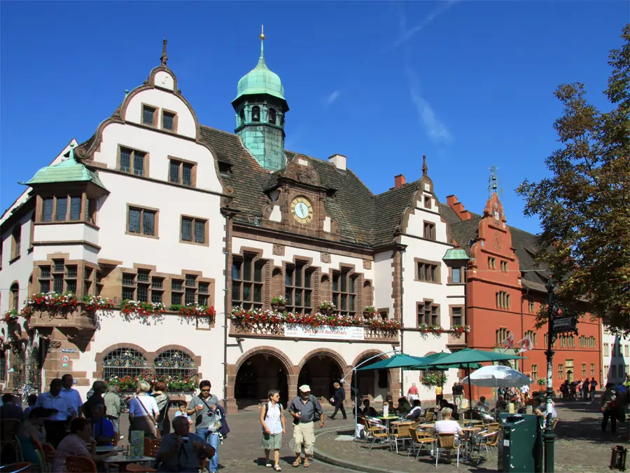 Alte und Neue Rathaus von Freiburg im Breisgau