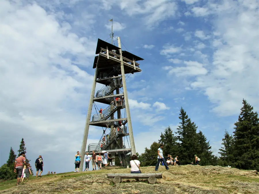 Eugen-Keidel-Turm auf dem Schauinslandgipfel
