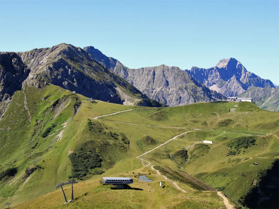 Fellhorn (2038m) auf der Grenze zu Österreich