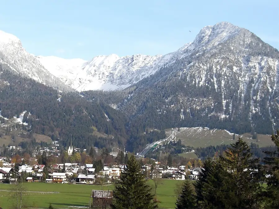 Blick auf Oberstdorf
