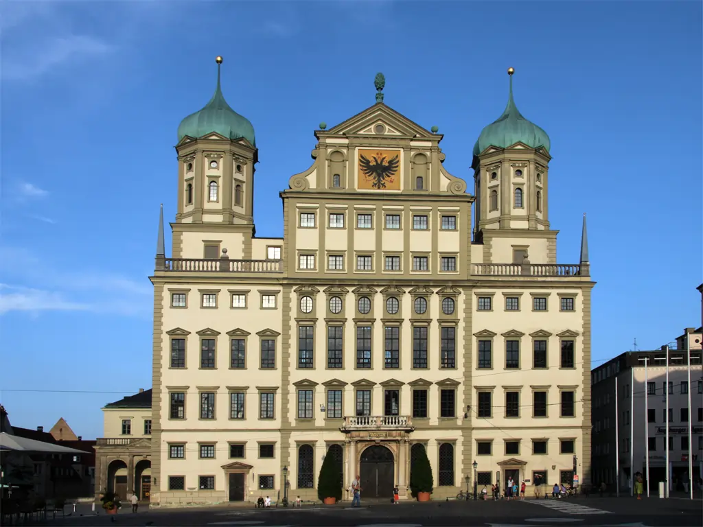 Rathaus am Marktplatz von Augsburg