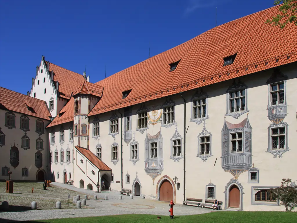 Hohe Schloss Füssen in Schwaben