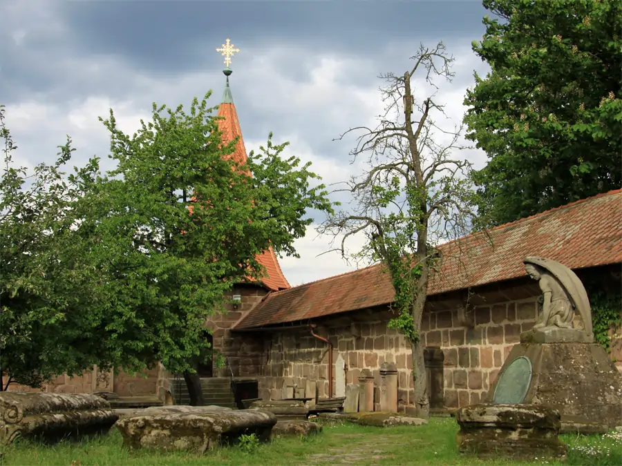 Kirchenburg Kraftshof im Ortsteil Nürnberg