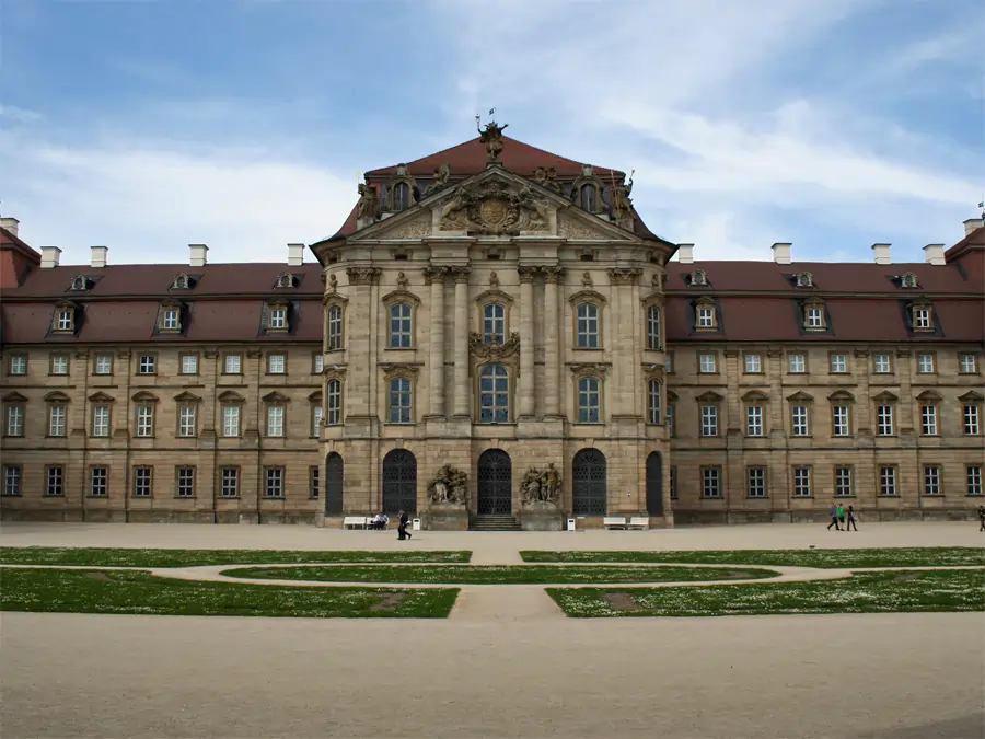 Schloss Weißenstein in Pommersfelden südlich von Bamberg