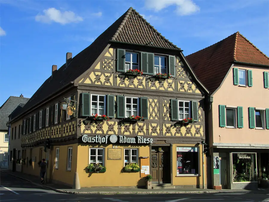 Geburtshaus von Adam Ries, heute Gasthof