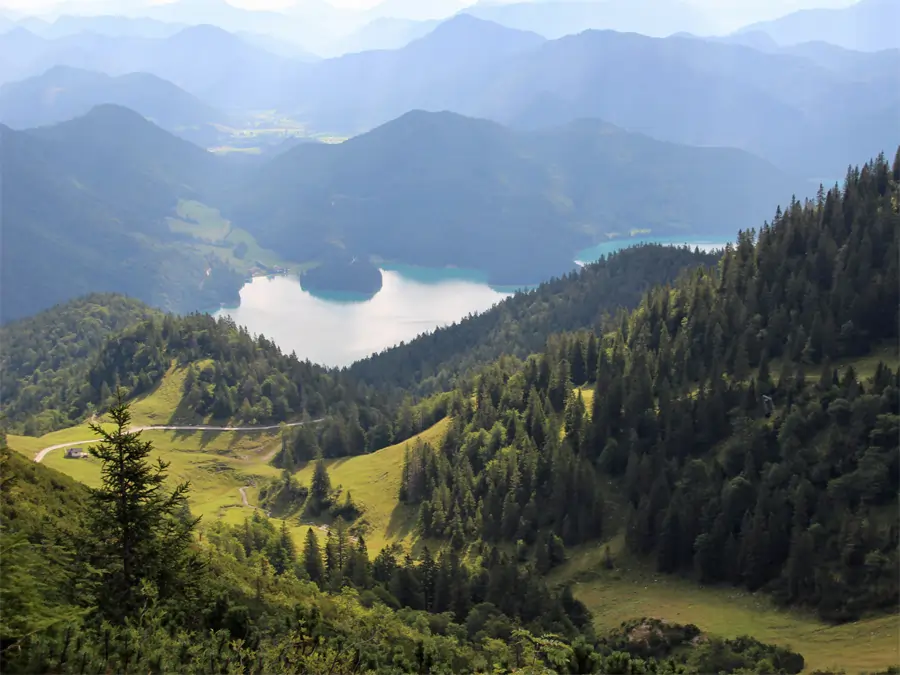 Blick auf den Walchensee