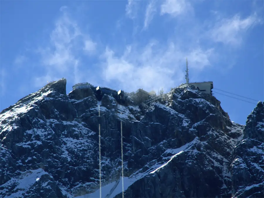Auf dem Gipfel der Zugspitze
