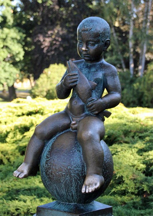 Figur Franzl im Kurpark