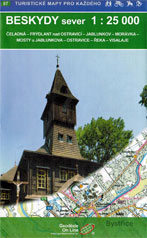 Wanderkarte Beskiden Nord