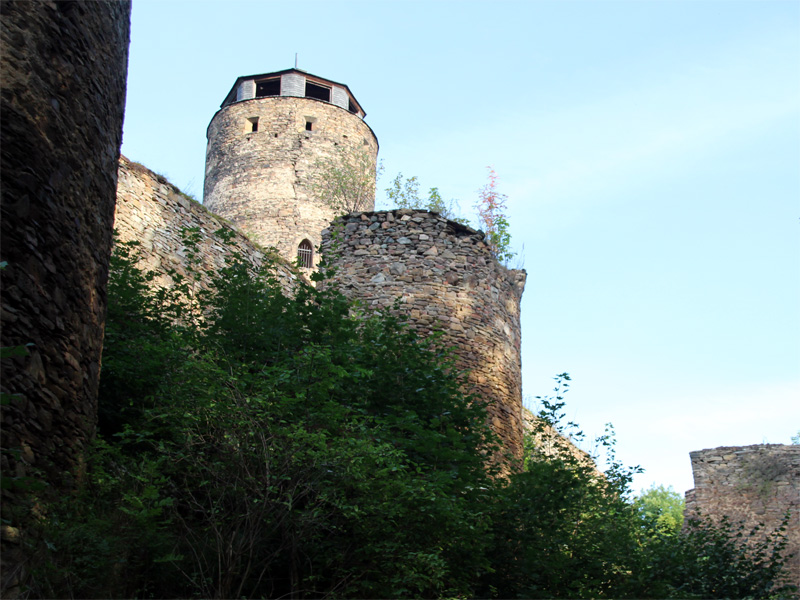 Hrad Hasištejn (Hassenstein) in Nordböhmen