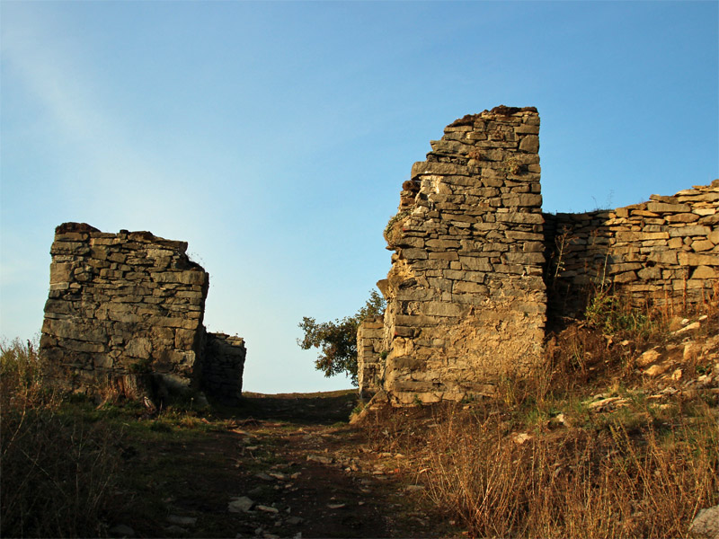 Hrad Kalich (Kelchburg) in Nordböhmen