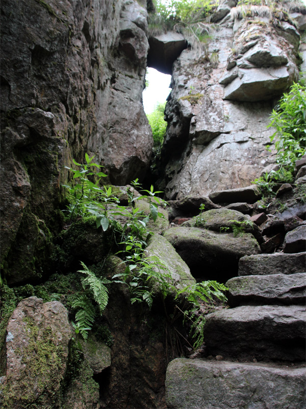 Felsen an der Eispinge am Plattenberg