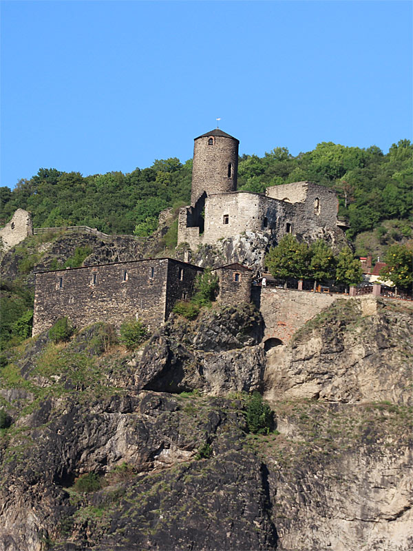 Hrad Střekov (Burg Schreckenstein) in Nordböhmen