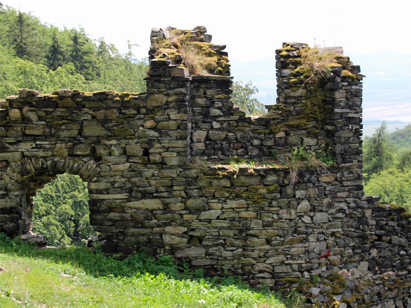 Hrad Rýzmburk (Riesenburg) in Nordböhmen