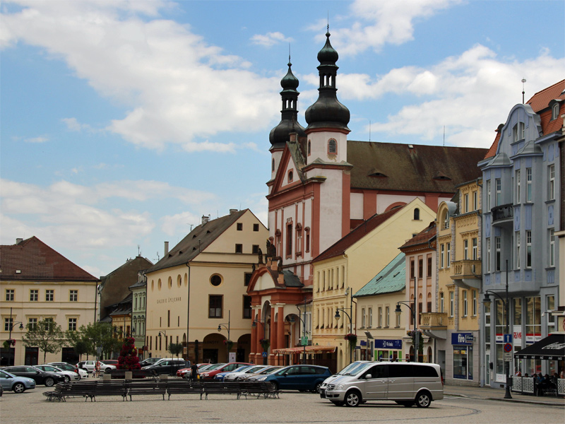 Chomutov (Komotau) im Böhmischen Erzgebirge / Nordböhmen