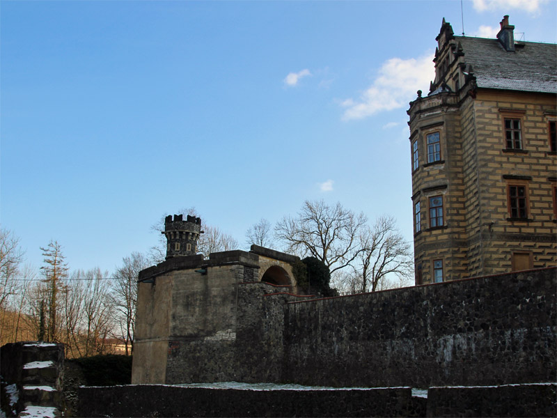 Schloss Frýdlant (Schloss Friedland) in Nordböhmen