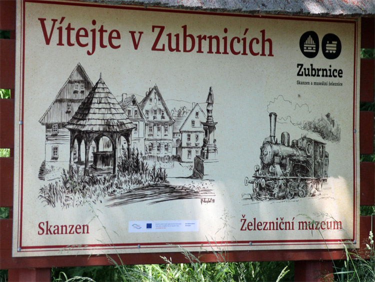 Infotafel von Zubrnice