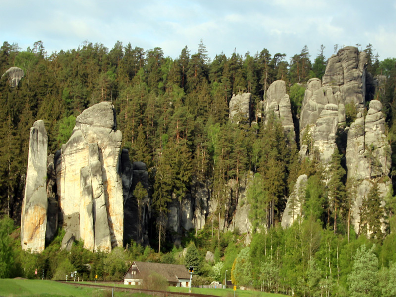 Felsengebiet im Braunauer Bergland