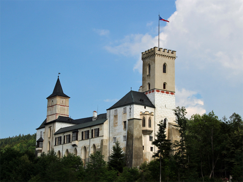 Hrad Rožmberk (Rosenberg) in Südböhmen