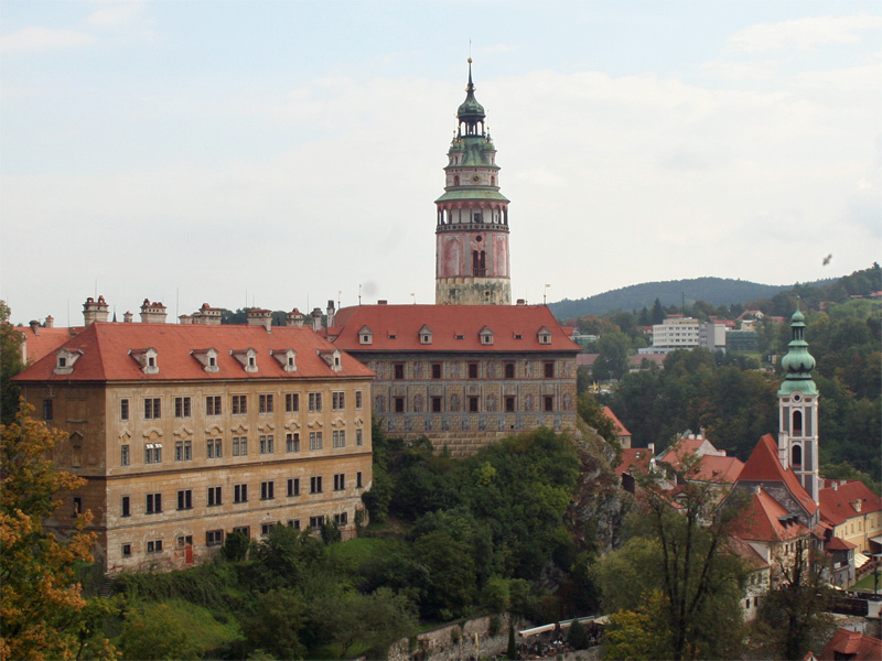 Zámek Krumlov in Südböhmen