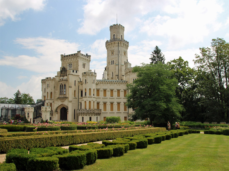Zámek Hluboká nad Vltavou (Schloss Frauenberg) in Südböhmen