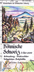 Wanderkarte Böhmische Schweiz vom Rolf Böhm Verlag