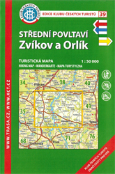 Wanderkarte Střední Povltaví - Zvíkov a Orlík 