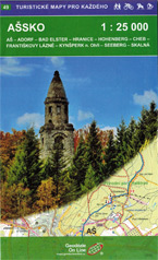 Wanderkarte Asch / Ašsko