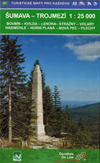 Wanderkarte Böhmerwald Süd