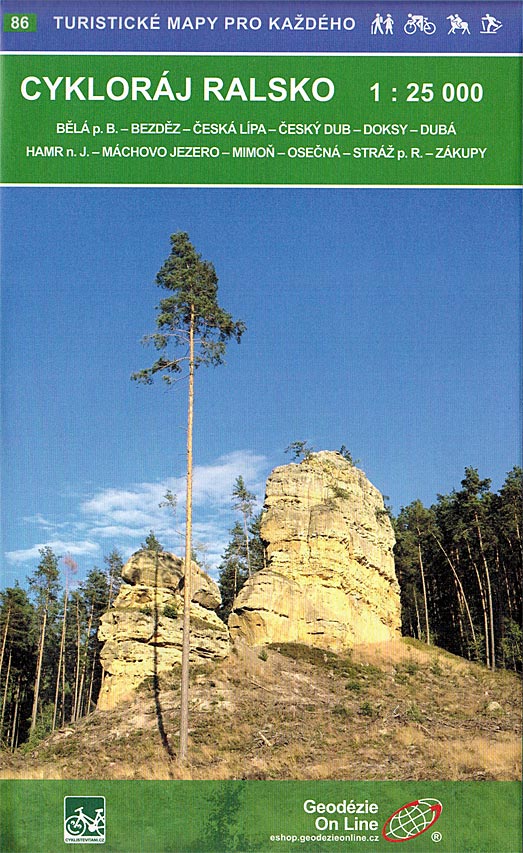 Wanderkarte Rollberg (Cykloraj Ralsko) 