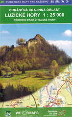Wanderkarte Lausitzer Gebirge / Lužické hory