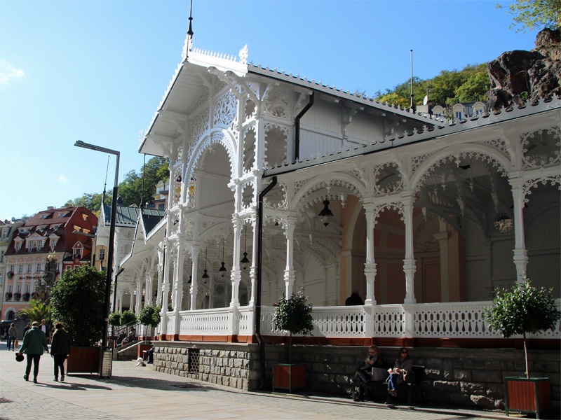 Karlovy Vary (Karlsbad ) in Westböhmen