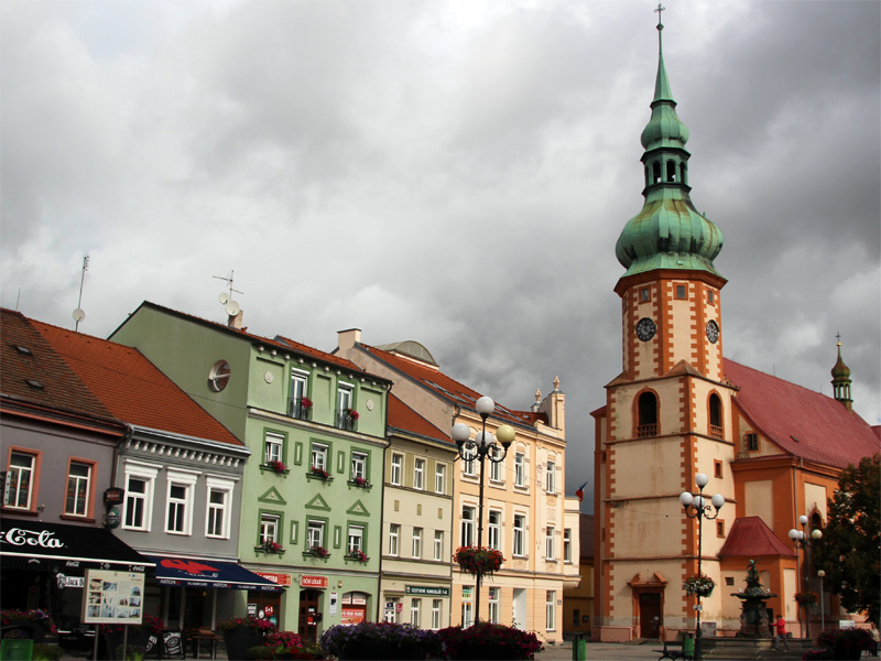 Stadtansicht von Sokolov