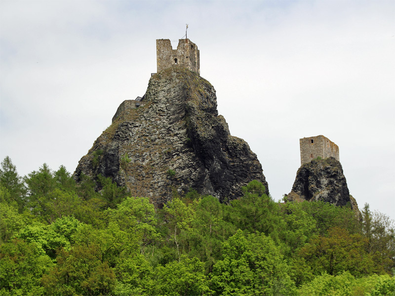 Hrad Trosky (Burgruine) im Böhmischen Paradies
