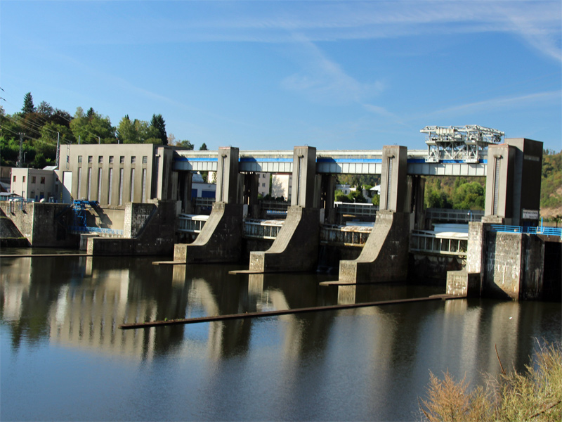 Vltava (Moldau) südlich von Prag in Mittelböhmen