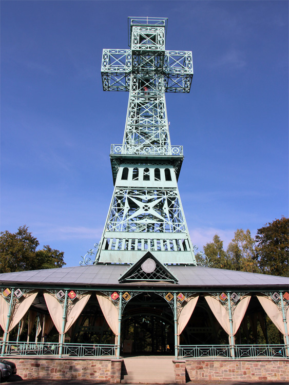 Josephskreuz - Aussichtsturm auf der Josephshöhe vom Großen Auerberg bei Stolberg