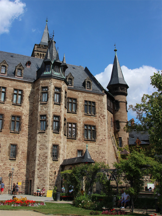 Ansicht vom Schloss Wernigerode