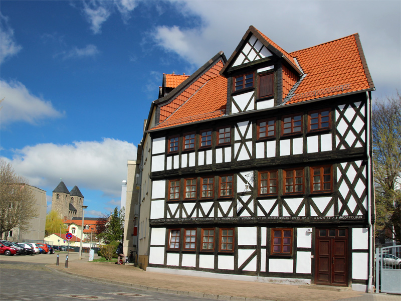 Kreisstadt Halberstadt im LK Harz in Sachsen-Anhalt