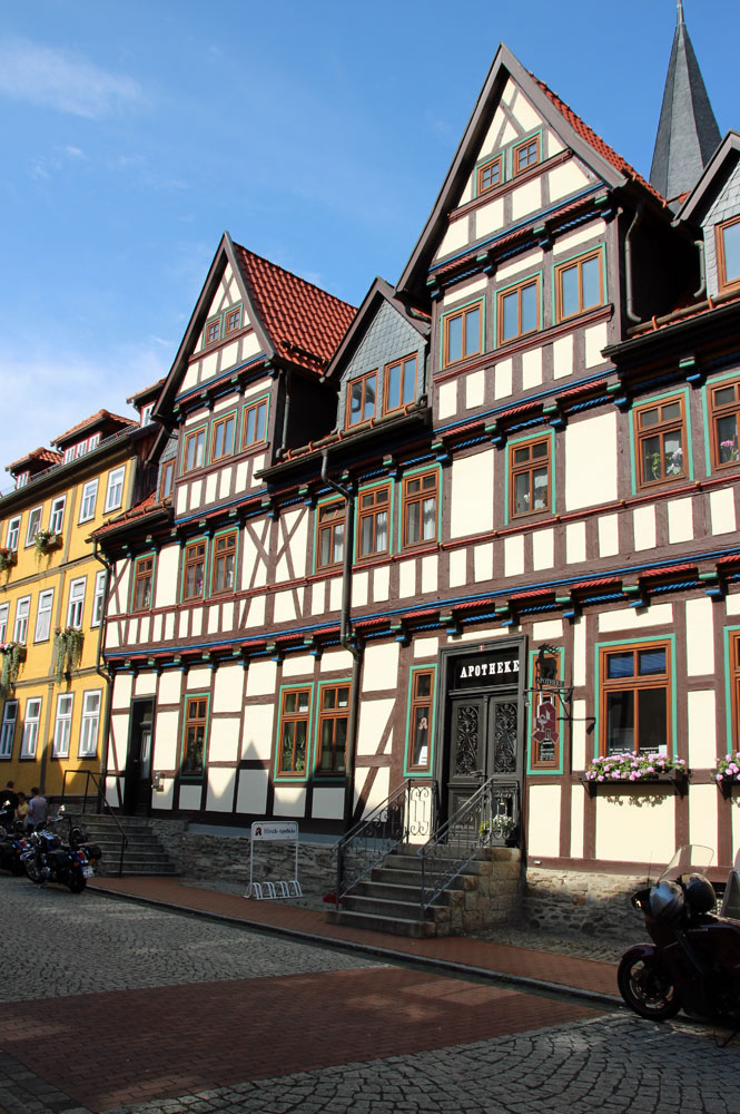 Fachwerkhäuser im Luftkurort Stolberg