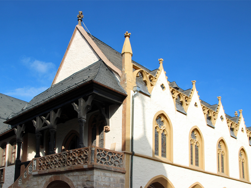 Teilansicht vom Rathaus von Goslar