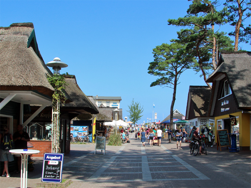 Im Stadtzentrum von Ostseebad Prerow