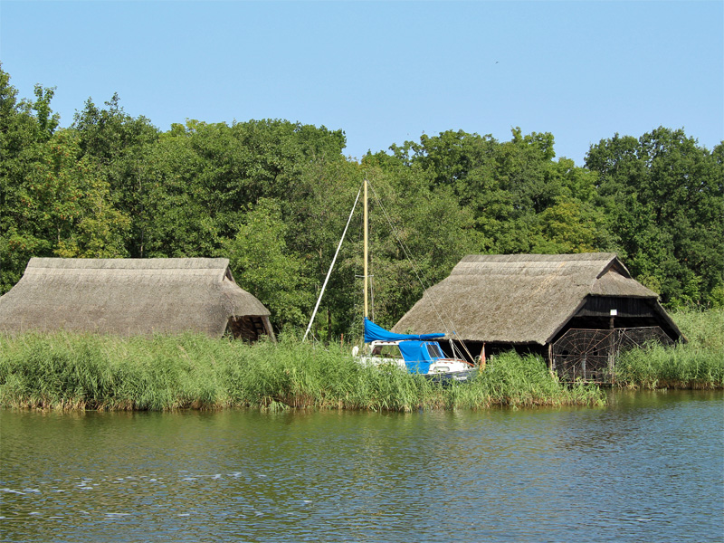 Schilfhaus als Übernachtung in Prerow