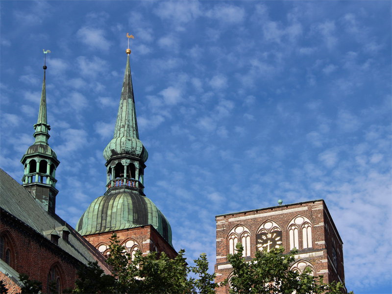 Kirchtürme in der Hansestadt Stralsund