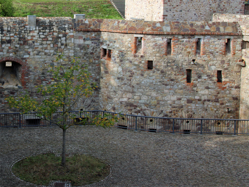 Blick auf die Festung Magdeburg
