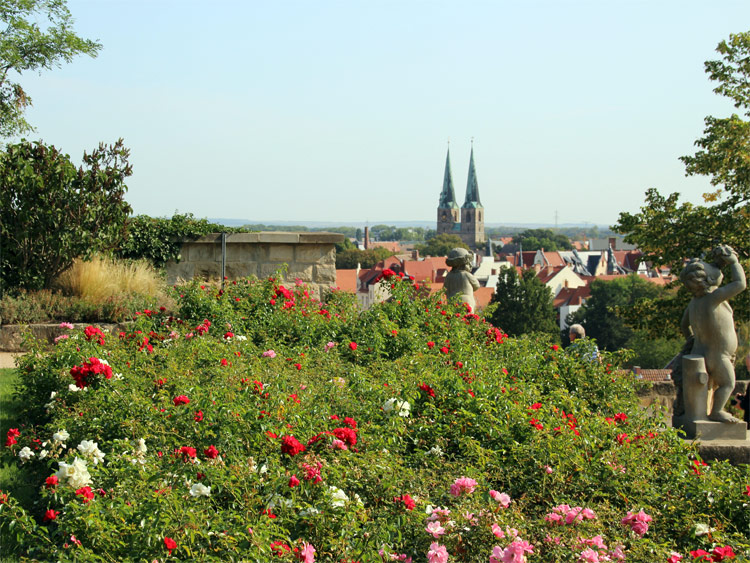 Quedlinburger Schloss im Harz / Sachsen-Anhalt