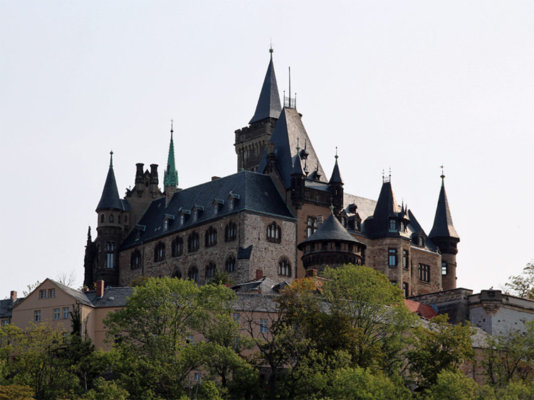 Schloss Wernigerode im Harz / Sachsen-Anhalt